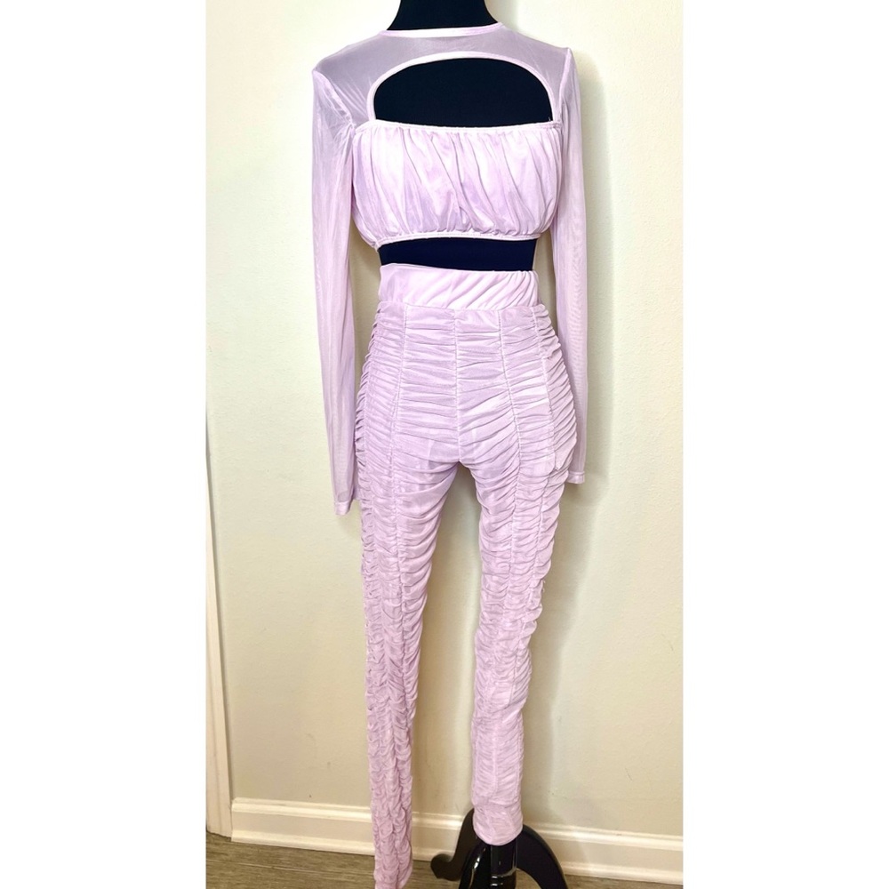 Two piece fashion forward set from fashion nova